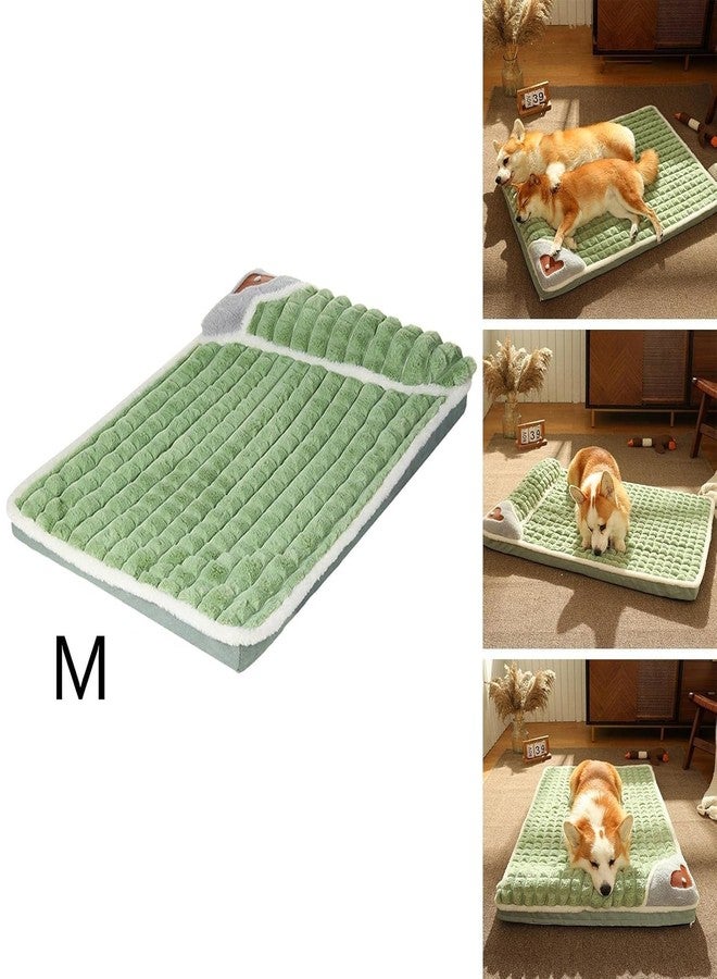 SEVIA Winter Warm Dog Bed Detachable Dog Sleeping Mat Washable Pet Bed with Pillows Comfortable Pet Sleeping Mat for Small Medium Large Dogs & Cats - Image 4
